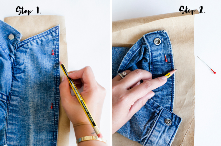 CLUMSY CHIC | DIY DENIM JACKET